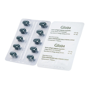 Giloba 40mg MEGA We care điều trị suy tuần hoàn não 30 viên