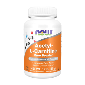 Acetyl-L-Carnitine Pure Powder Now Foods giúp vận chuyển chất béo 85g