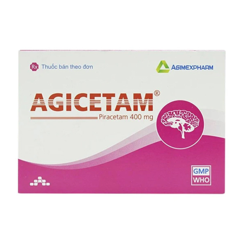 Agicetam 400 Agimexpharm điều trị triệu chứng chóng mặt 100 viên