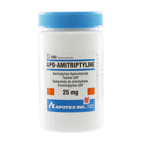 Apo-Amitriptyline 25mg Apotex trị trầm cảm 1000 viên