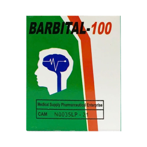 Barbital 100mg điều trị động kinh 100 viên