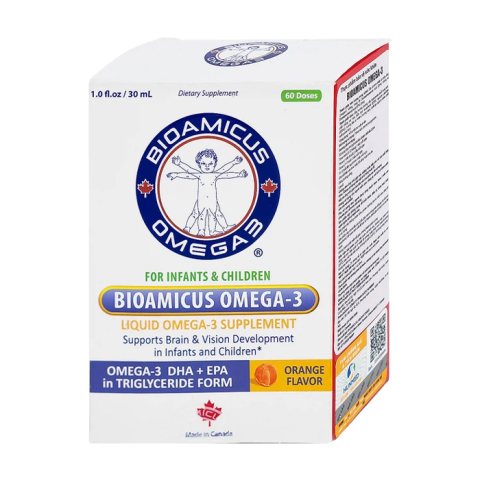 Dung dịch uống hỗ trợ bổ não Bioamicus Omega-3 (30ml)