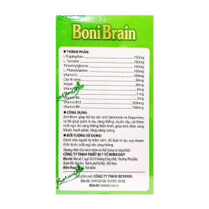 BoniBrain Botania cải thiện giấc ngủ, giảm căng thẳng 30 viên