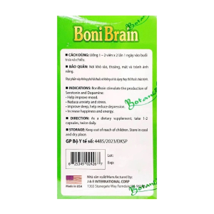 BoniBrain Botania cải thiện giấc ngủ, giảm căng thẳng 30 viên