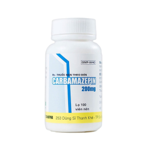 Carbamazepin 200mg Danapha điều trị bệnh động kinh, giảm đau dây thần kinh 100 viên