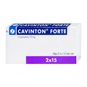 Cavinton Forte 10mg Gedeon điều trị rối loạn tuần hoàn máu não 30 viên