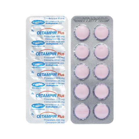 Cetampir Plus Savi trị rối loạn thiểu năng vỏ não 30 viên