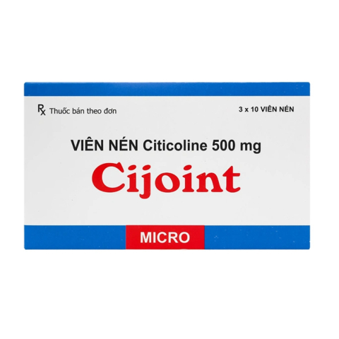Cijoint 500mg Micro trị chấn thương mạch máu 30 viên