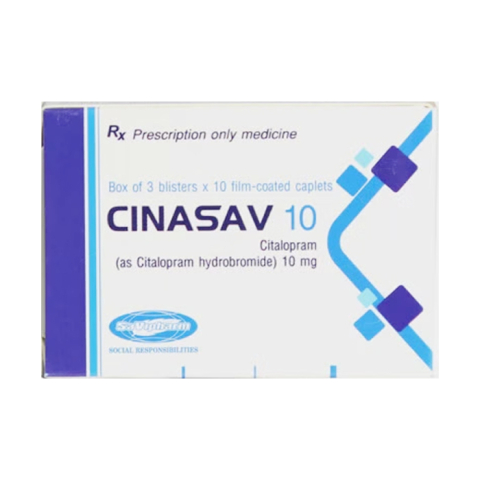 Cinasav 10mg Savi điều trị trầm cảm 30 viên