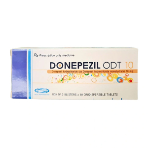 Donepezil Odt 10 Savi điều trị sa sút trí tuệ trong bệnh Alzheimer 30 viên