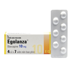 Egolanza 10mg Egis Pharma điều trị tâm thần phân liệt, bệnh lưỡng cực 28 viên