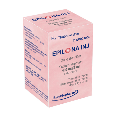 Epilona Inj Herabiopharm điều trị động kinh lọ 4 ml