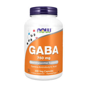 Gaba 750mg Now Foods hỗ trợ giảm căng thẳng thần kinh 200 viên