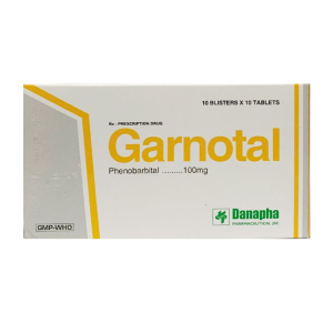 Garnotal 100mg chống co giật, an thần 100 viên