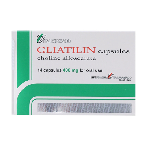 Gliatilin 400mg Italfarmaco điều trị đột quỵ, sa sút trí tuệ 14 viên