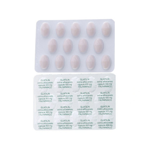 Gliatilin 400mg Italfarmaco điều trị đột quỵ, sa sút trí tuệ 14 viên