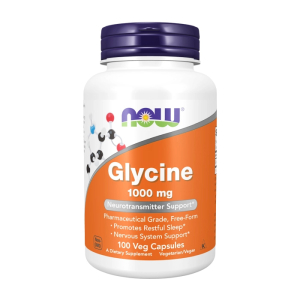 Glycine 100mg Now Foods hỗ trợ giấc ngủ ngon 100 viên 