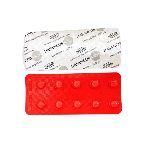 Hasancob 500mcg Hasan điều trị các bệnh lý thần kinh ngoại biên 100 viên