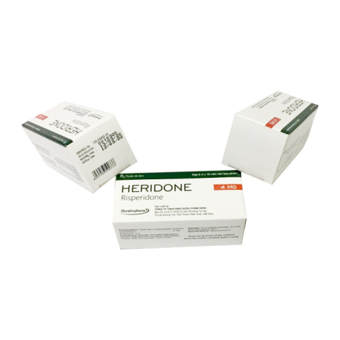 Heridone 4mg Herabiopharm điều trị tâm thần phân liệt 60 viên