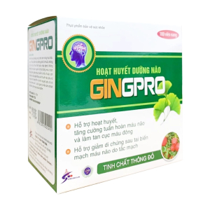 Hoạt Huyết Dưỡng Não Ginpro Syntech hỗ trợ hoạt huyết, tuần hoàn máu não 100 viên