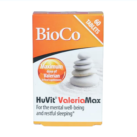 Huvit Valeria Max Bioco hỗ trợ giấc ngủ, an thần 60 viên