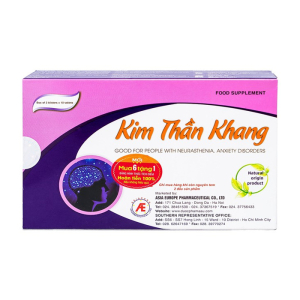 Kim Thần Khang Á Âu tăng cường lưu thông máu, giúp dưỡng tâm, an thần 30 viên