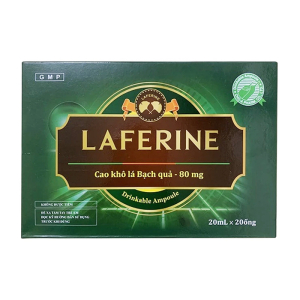 Laferine 80mg Cho-A điều trị suy giảm trí nhớ, kém tập trung, thiểu năng (20 ống x 20ml)