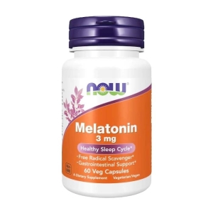 Melatonin 3mg Now Foods hỗ trợ giấc ngủ 60 viên 