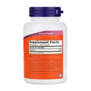 Melatonin 3mg Now Foods hỗ trợ giấc ngủ 60 viên 
