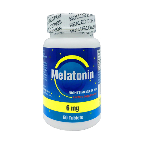 Melatonin 6mg NU-HEALTH hỗ trợ giấc ngủ, giảm căng thẳng 60 viên