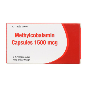 Methylcobalamin 1500mcg Softgel điều trị bệnh lý thần kinh ngoại biên 30 viên