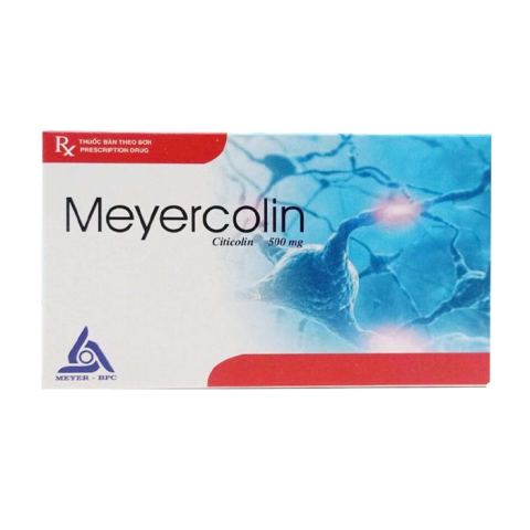 Meyercolin 500mg Meyer - BPC điều trị bệnh Parkinson 20 viên