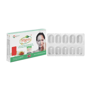 Migrin Newtech Pharm hỗ trợ đau nửa đầu, mất ngủ 20 viên