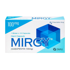 Mirgy 100mg Getz điều trị đau thần kinh, động kinh 10 viên