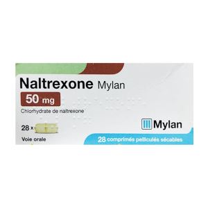 Naltrexone 50mg Mylan điều trị củng cố sau cai nghiện 28 viên