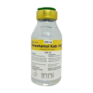 Paracetamol Kabi 1000mg Fresenius Kabi điều trị ngắn hạn đau vừa và sốt (chai 100ml)
