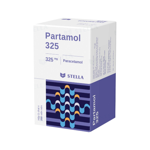 Partamol 325 Stella dùng trong các cơn đau 200 viên