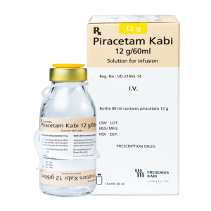 Piracetam Kabi 12g/60ml Fresenius Kabi điều trị triệu chứng chóng mặt (1 lọ 60ml)