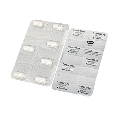 Prelynca 50mg MEGA We care trị rối loạn lo âu lan tỏa, hỗ trợ động kinh cục bộ 28 viên
