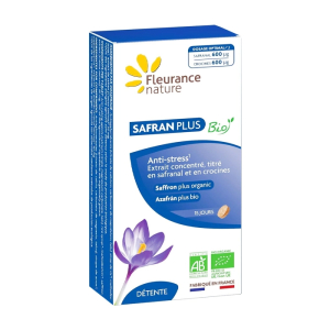 Safran Plus Fleurance Nature hỗ trợ giảm stress, căng thẳng 15 viên