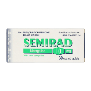 Semirad 10mg Adamed điều trị rối loạn tuần hoàn não 30 viên