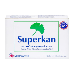 Superkan Mediplantex điều trị mất trí nhớ ngắn hạn 30 viên