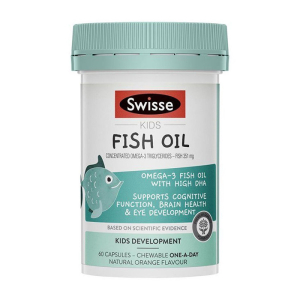 Swisse Kids Fish Oil bổ não cho trẻ em 60 viên 