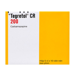 Tegretol CR 200 Novartis điều trị bệnh động kinh 50 viên
