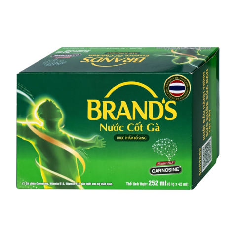 Thực phẩm bổ sung Nước cốt gà Brand's (6 lọ x 42ml)