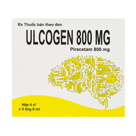 Ulcogen 800mg CPC1 điều trị rung giật cơ nguồn gốc vỏ não (20 ống x 8ml)