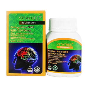  Vitatree Ginkgo Plus 6000 With Q10 50Mg 30 viên