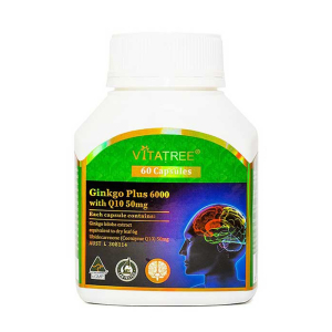 Vitatree Ginkgo Plus 6000 With Q10 50Mg 60 viên