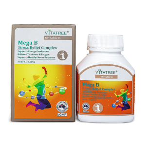 Vitatree Mega B Stress Relief Complex bổ sung vitamin B 60 viên
